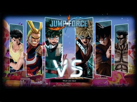 Jump Force!  매혹적인 만화 캐릭터들이 한 장소에 모여 펼치는 에픽한 배틀!